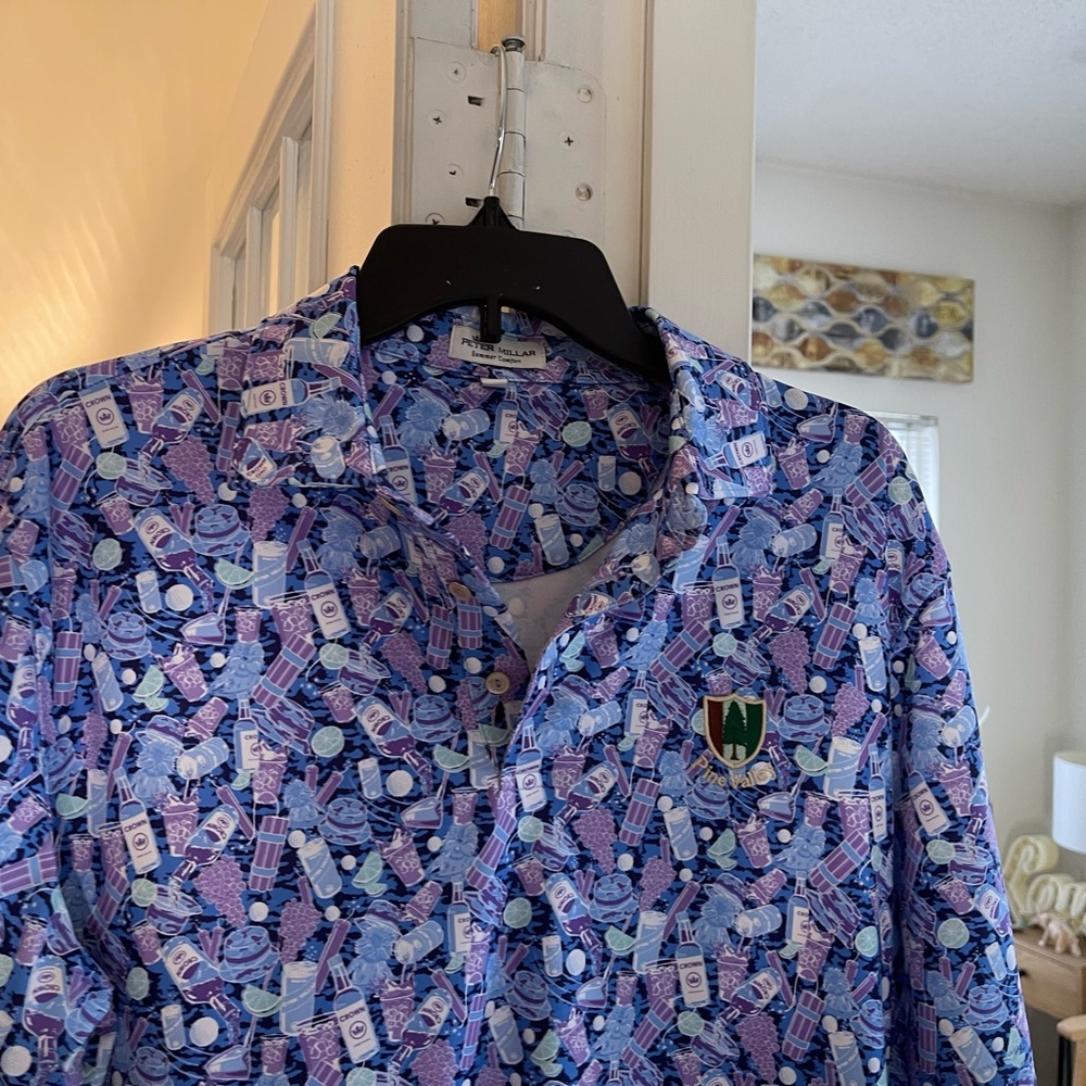 Peter Millar Multicolor Patterned Polo Shirt - image 7